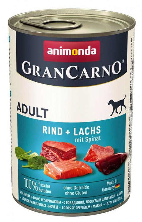Animonda GranCarno łosoś ze szpinakiem adult 400 g