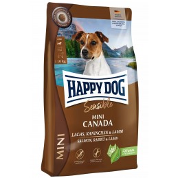 Happy Dog Sensible jagnięcina, królik, łosoś adult małe rasy 4 kg