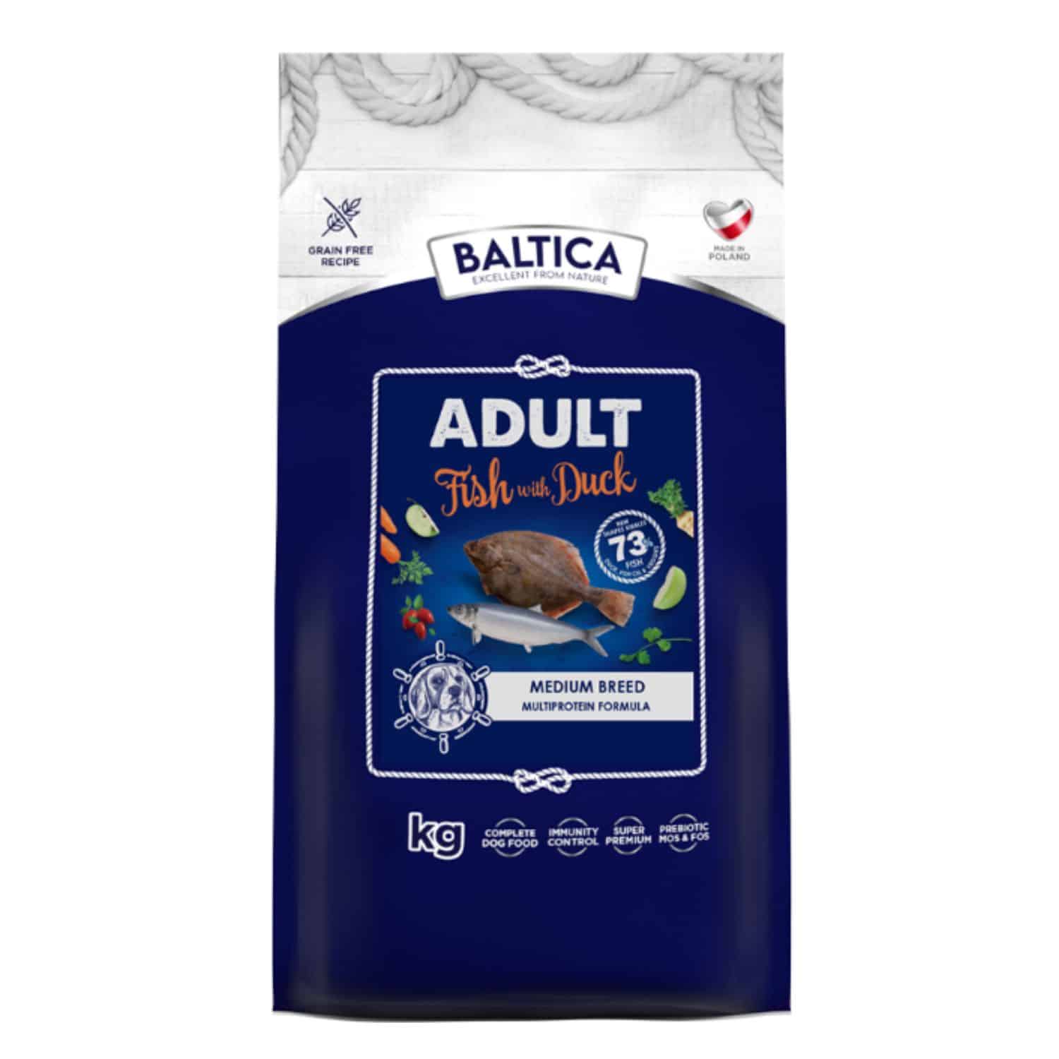 Baltica Excellent Baltic Fish Sensitive adult średnie rasy 1 kg