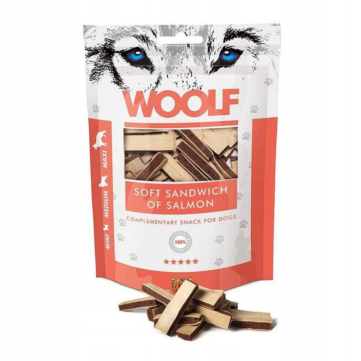 Woolf Soft Sandwich łosoś 100 g