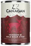 Canagan Venison & Wild Boar Stew dziczyzna, dzik adult 400 g