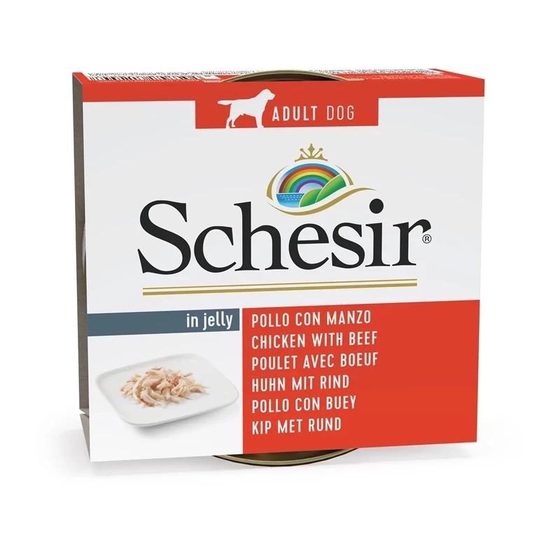 Schesir kurczak, wołowina małe rasy 150 g