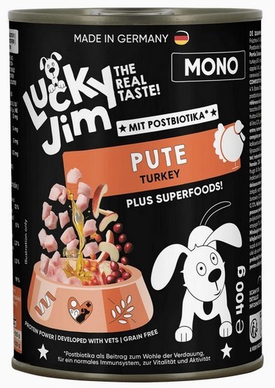 Lucky Jim Mono indyk adult 400 g