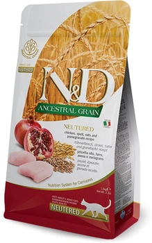 Farmina N&D Ancestral Grain Sterilised kurczak z granatem adult 1,5 kg