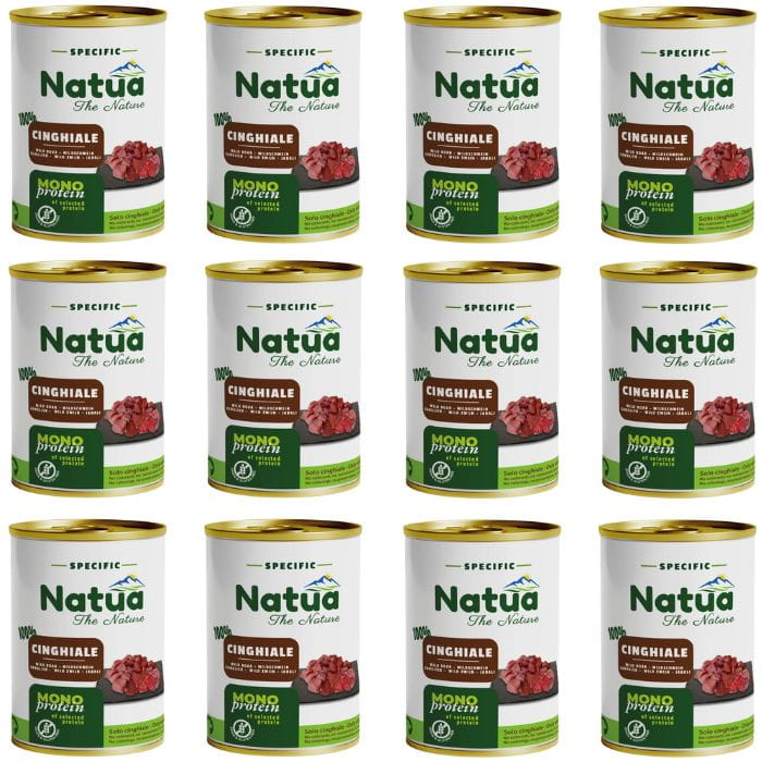 Natua Dog Specific Monoprotein dzik 400 g × 12