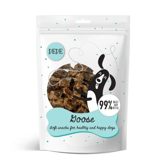 Paka Zwierzaka Pepe Mini Chunkies gęś 70 g