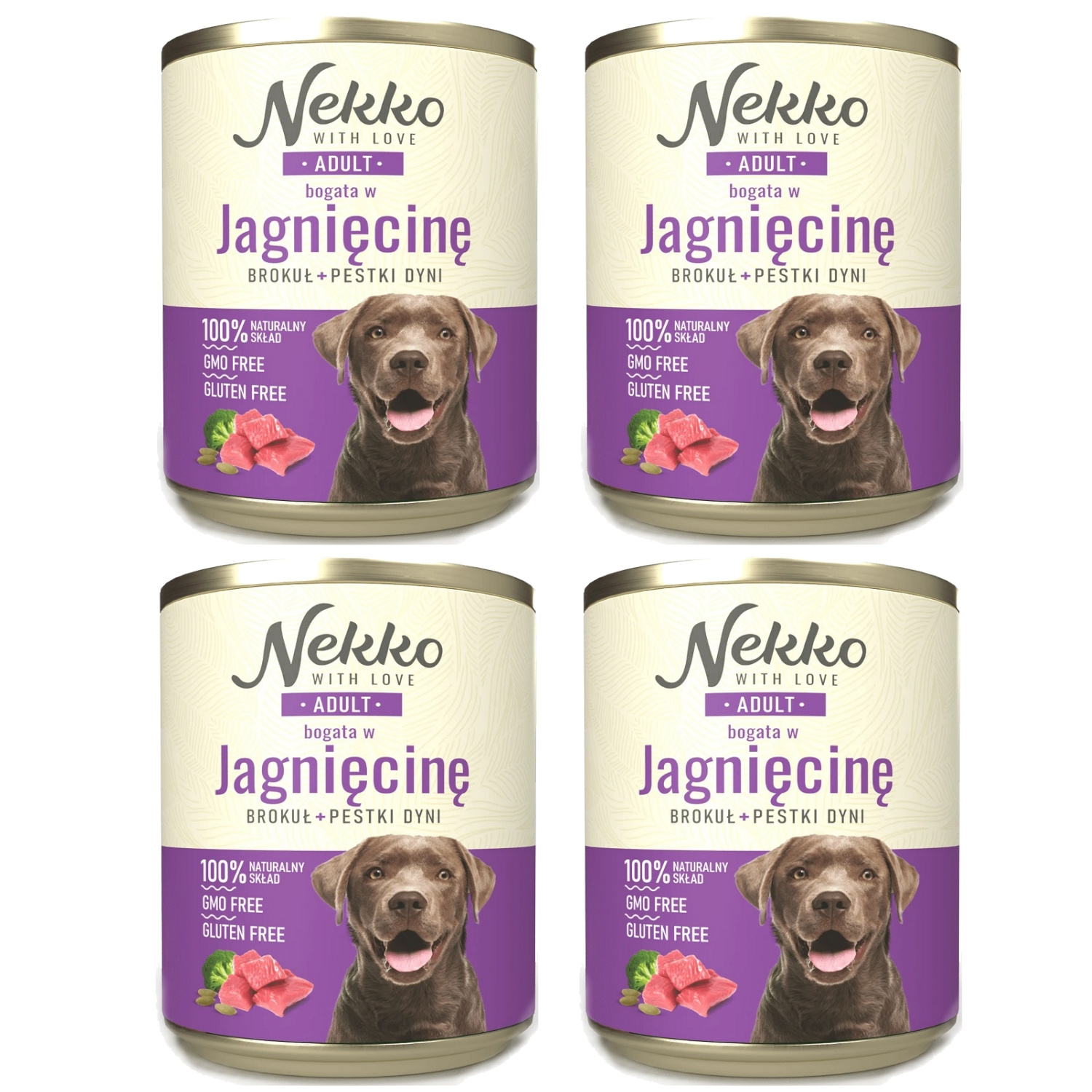 Nekko jagnięcina adult 800 g × 4