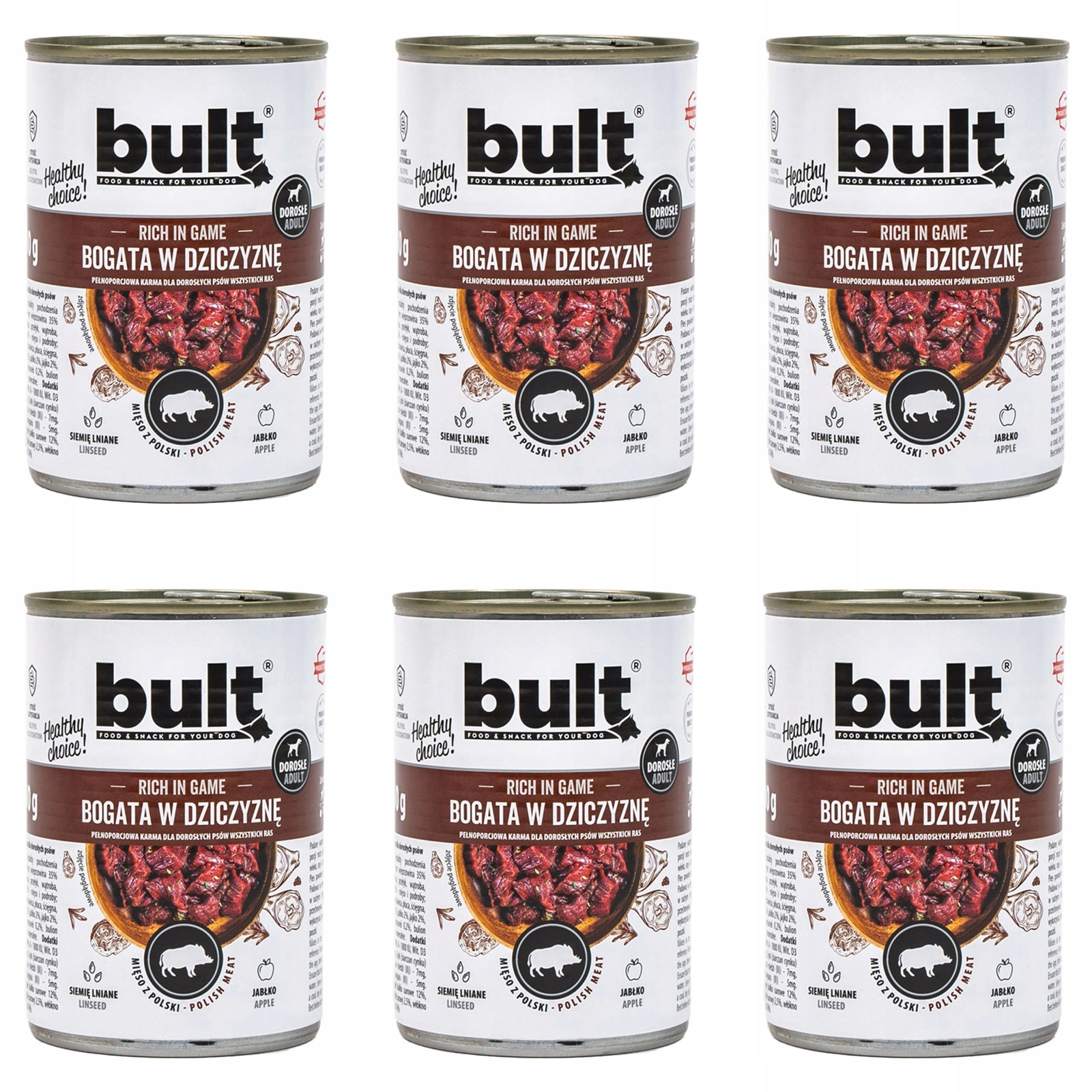 Bult dziczyzna 800 g × 6