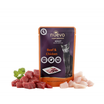 Nuevo kurczak, wołowina 85 g