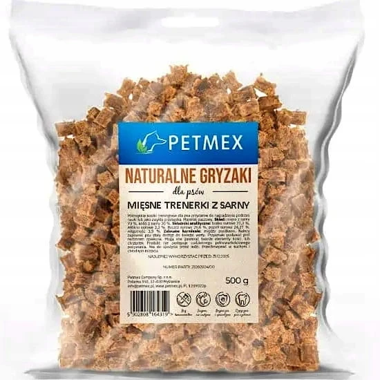 Petmex Trenerki mięsne sarna 500 g
