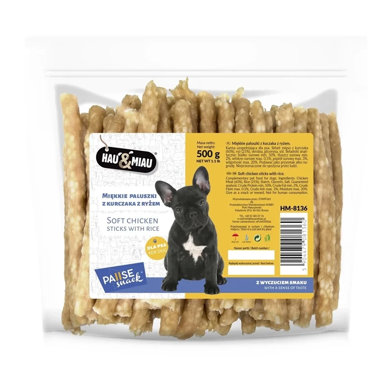 Hau&Miau Pausesnack kurczak z ryżem 500 g