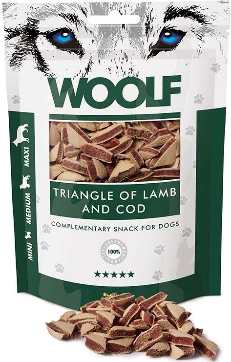 Woolf Triangle jagnięcina, dorsz 100 g