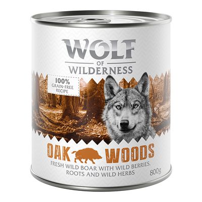 Wolf of Wilderness Monoprotein dzik adult 800 g × 12
