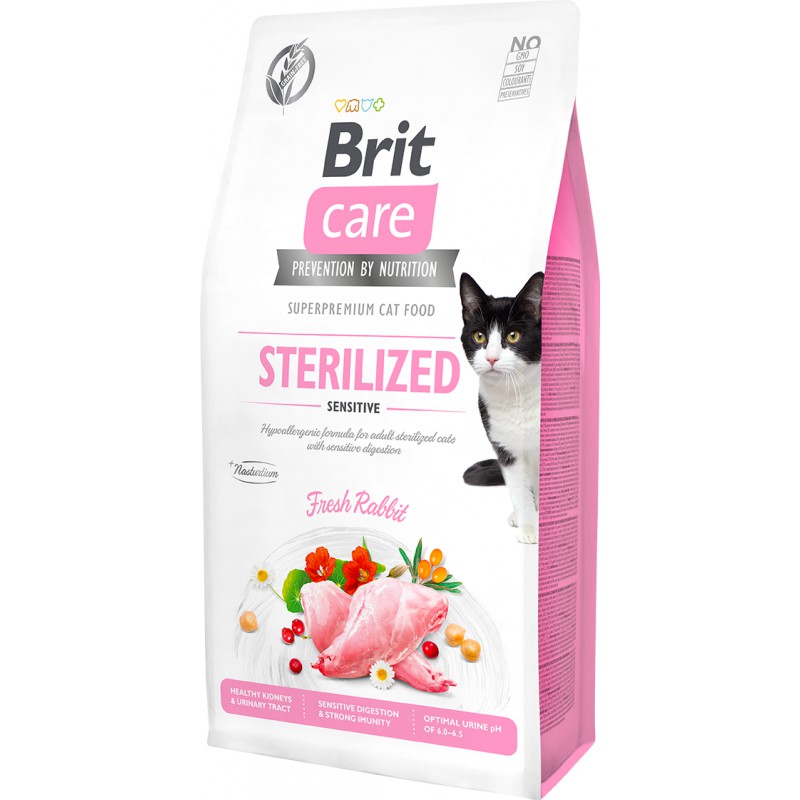 Brit Care Sterilised Sensitive królik adult 7 kg