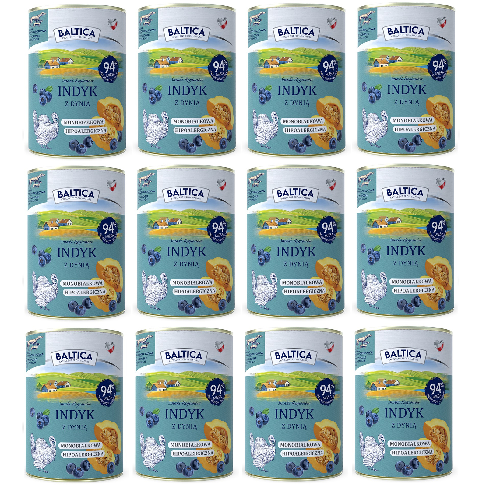 Baltica indyk z dynią 400 g × 12