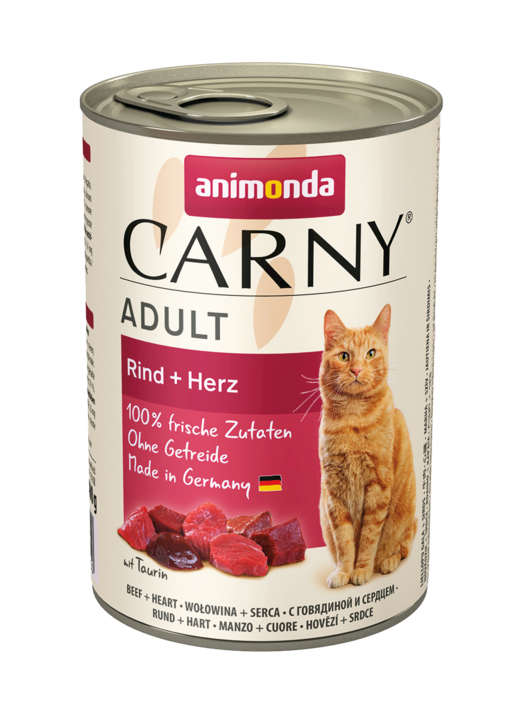 Animonda Carny serca, wołowina kawałki adult 400 g