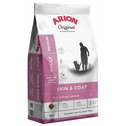 Arion Original Skin & Coat łosoś adult średnie rasy 12 kg