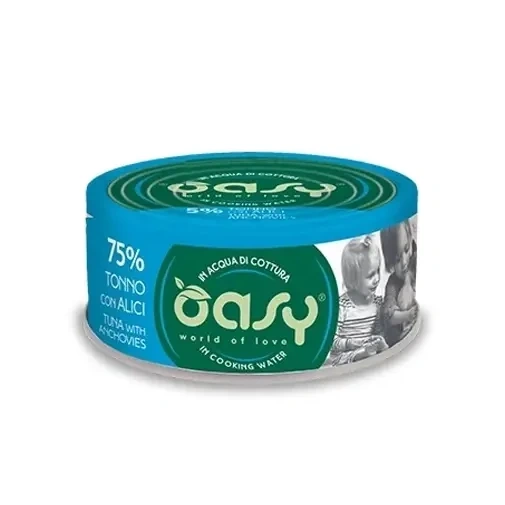 Oasy More Love tuńczyk z anchois kawałki adult 70 g