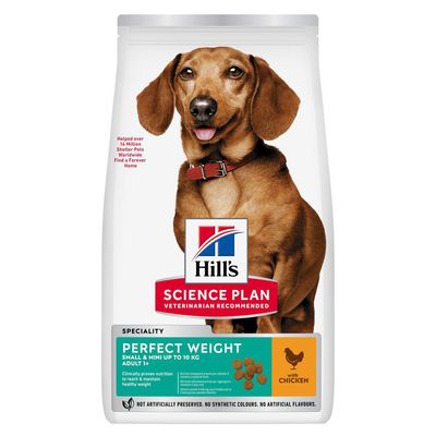 Hill's Perfect Weight kurczak adult małe rasy 1,5 kg