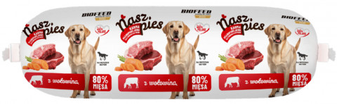 BioFeed Nasz Pies wołowina adult 1 kg