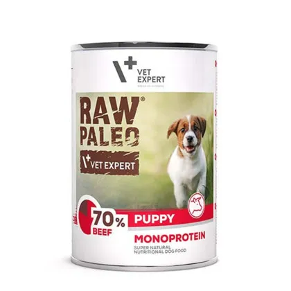 VetExpert Raw Paleo wołowina puppy 400 g