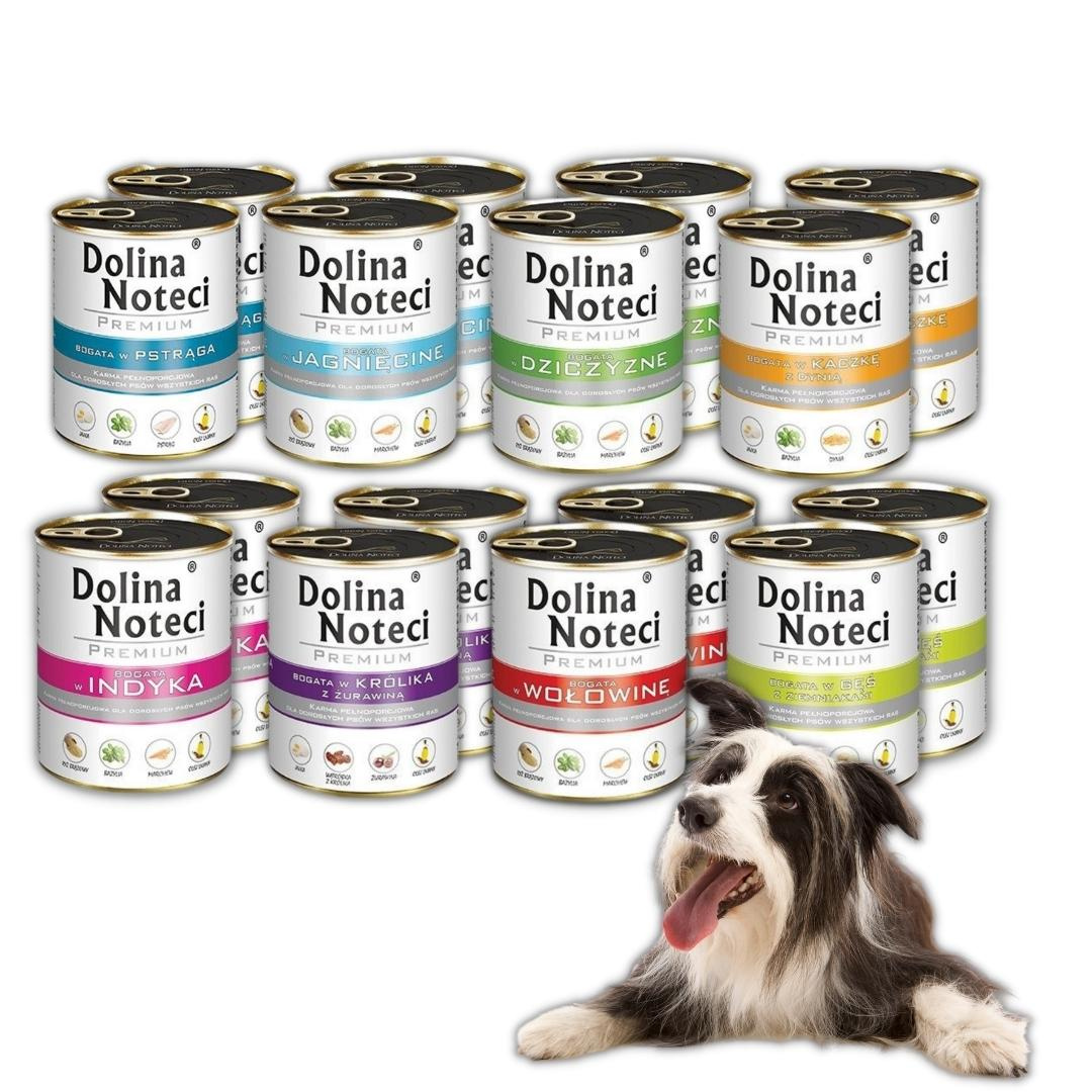 Dolina Noteci dziczyzna, gęś, indyk, jagnięcina, kaczka, królik, pstrąg, wołowina adult 400 g × 24