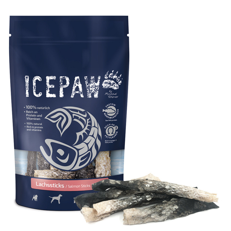 ICEPAW Lachssticks łosoś 100 g