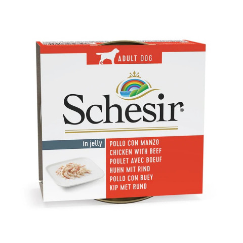 Schesir kurczak, wołowina adult 150 g