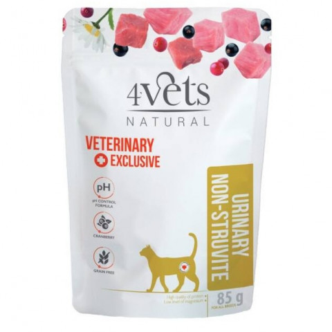 4Vets Natural Urinary No Struvit indyk adult 85 g