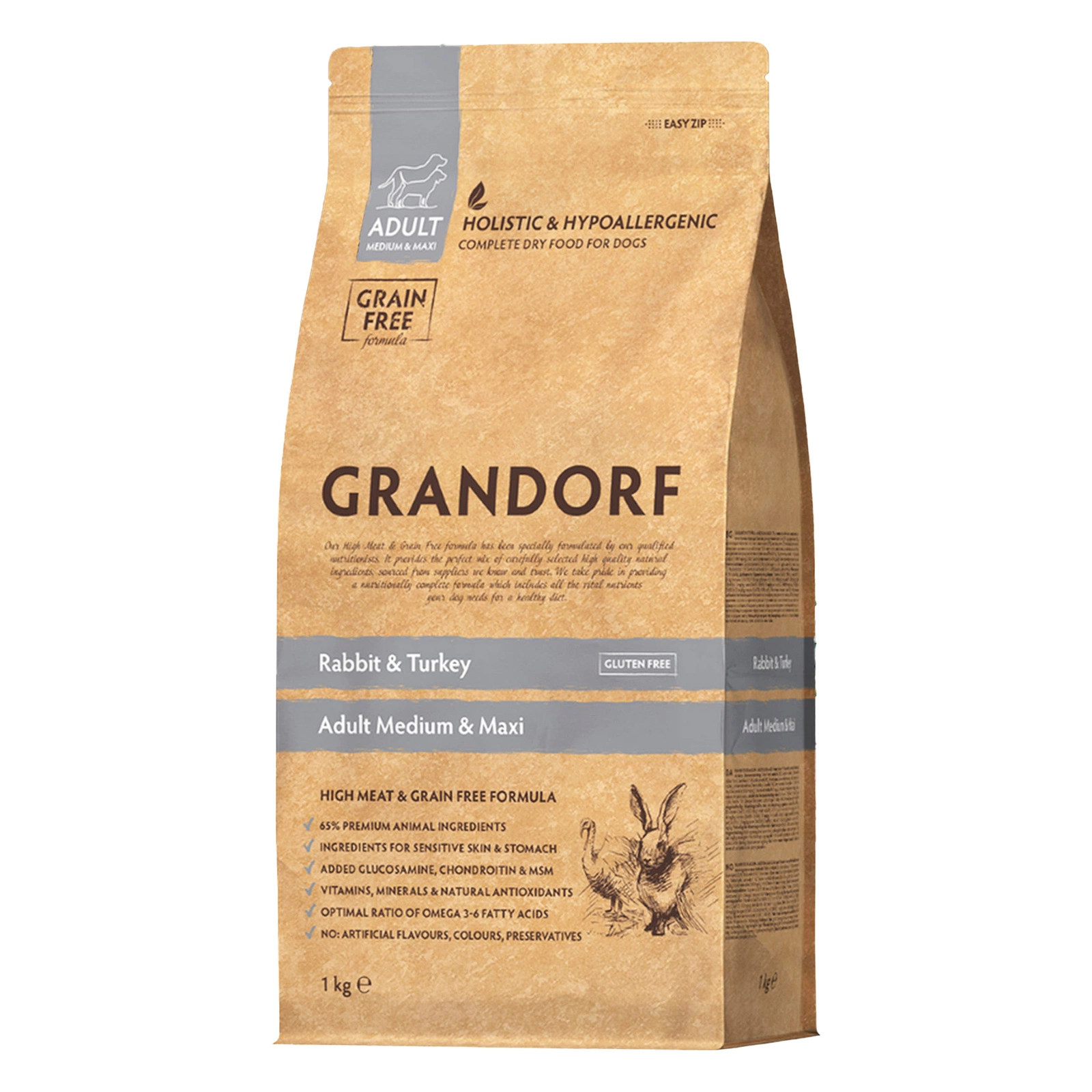Grandorf Hypoallergenic królik 1 kg
