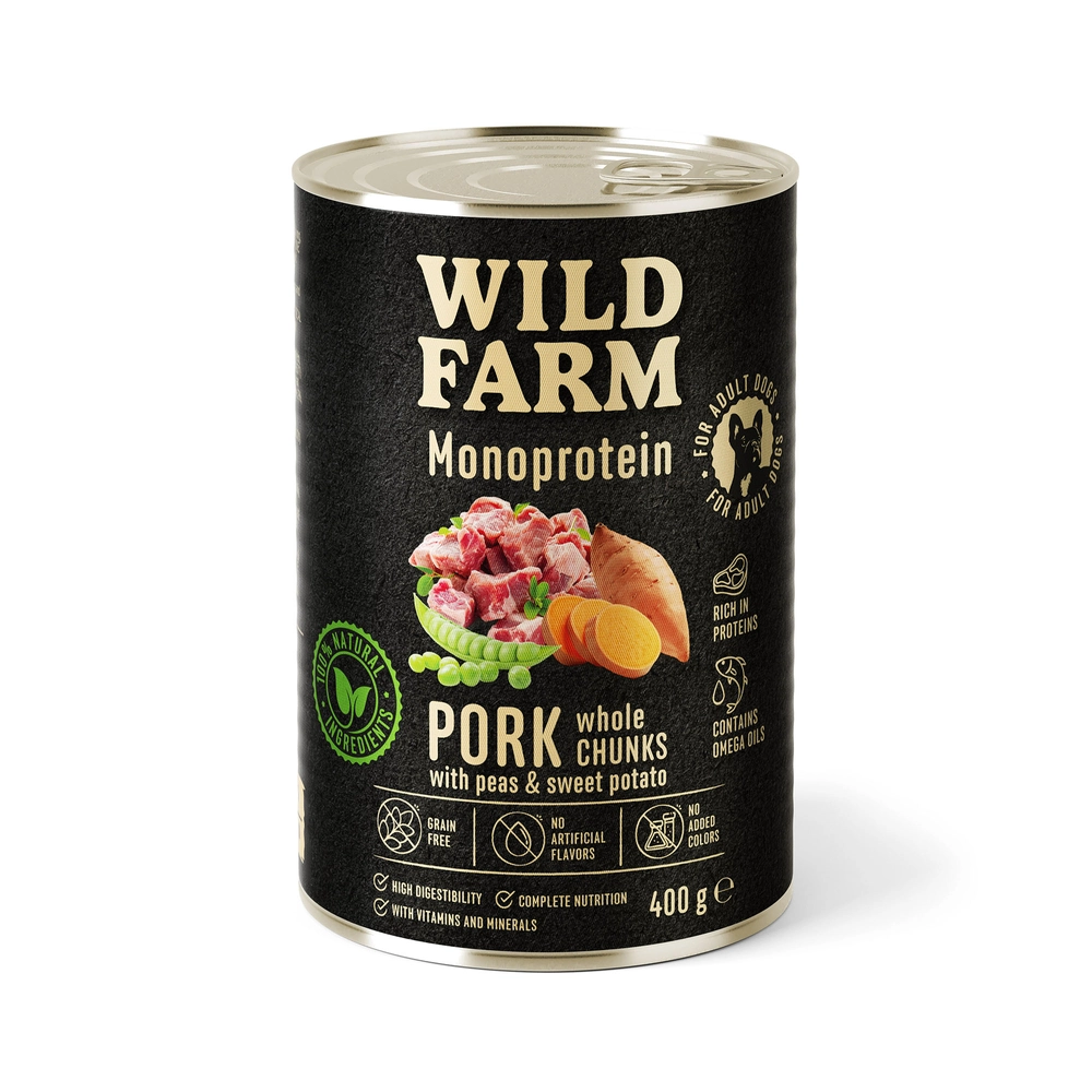 Wild Farm Monoprotein wieprzowina 400 g