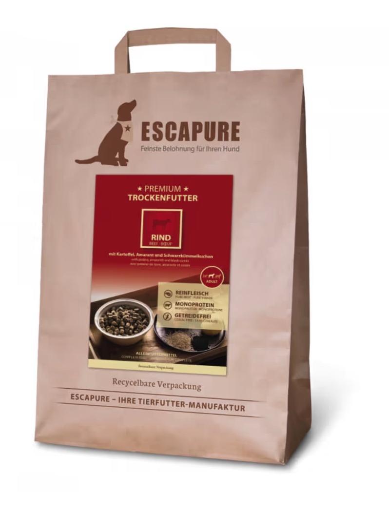 Escapure Premium wołowina adult 4 kg