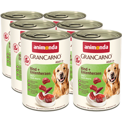 Animonda GranCarno kaczka, wołowina adult 400 g × 6