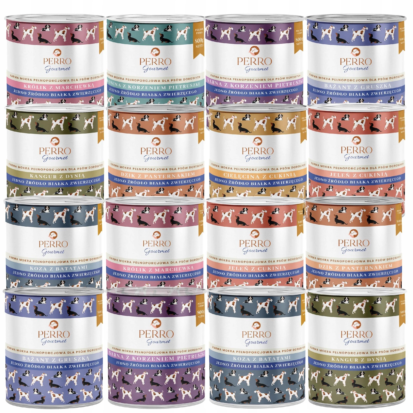 Perro Gourmet jeleń adult 800 g × 16