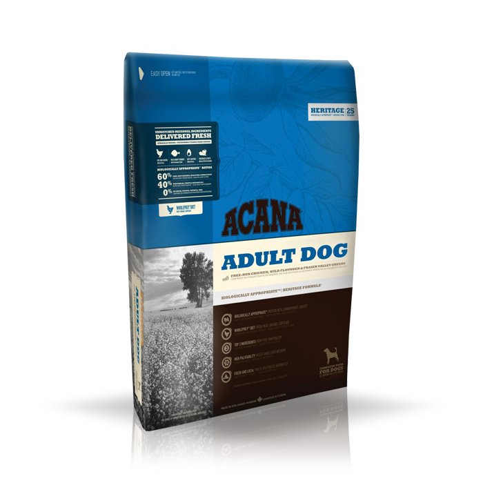 Acana Heritage indyk, kurczak, ryba adult 17 kg