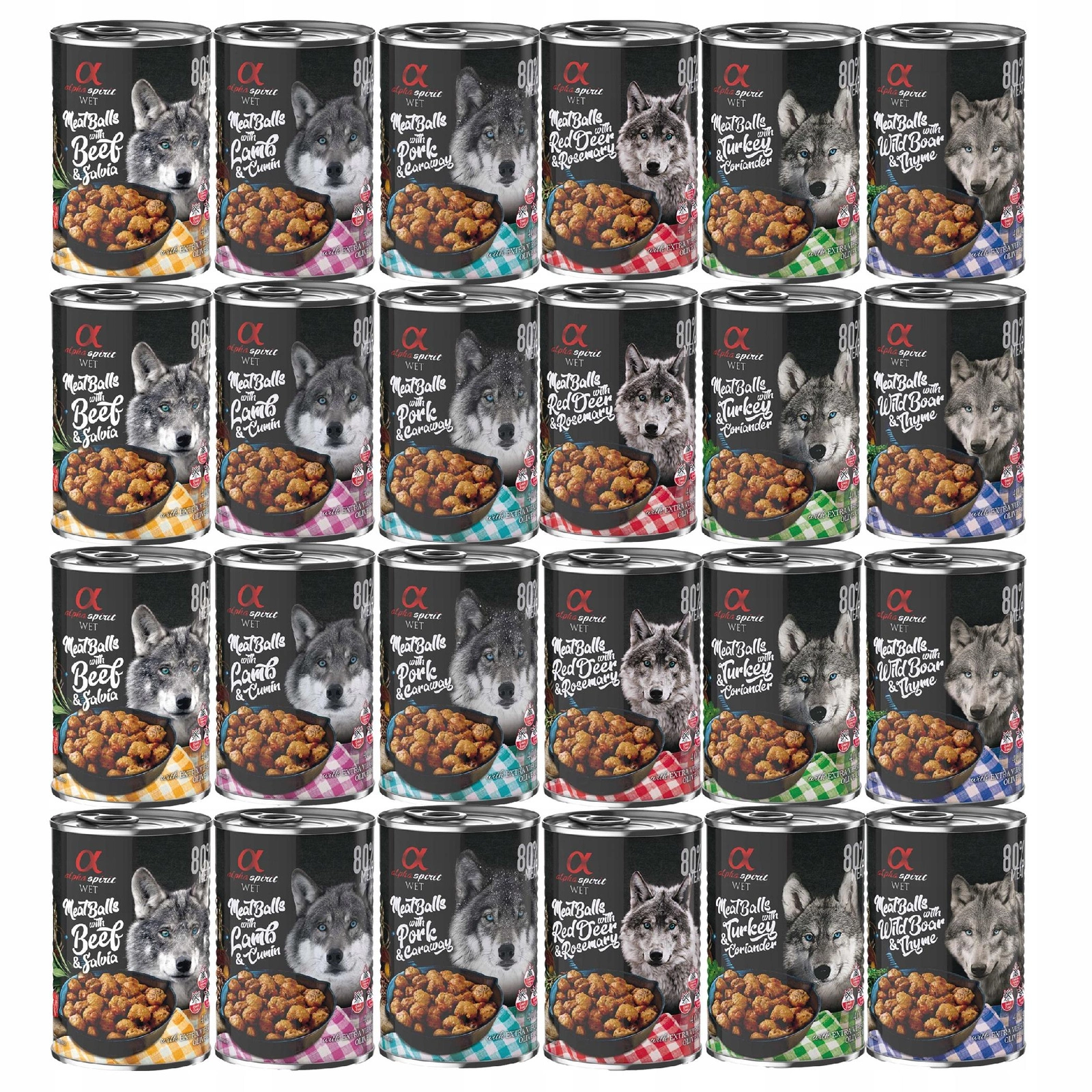 Primal Spirit mix smaków 400 g × 24