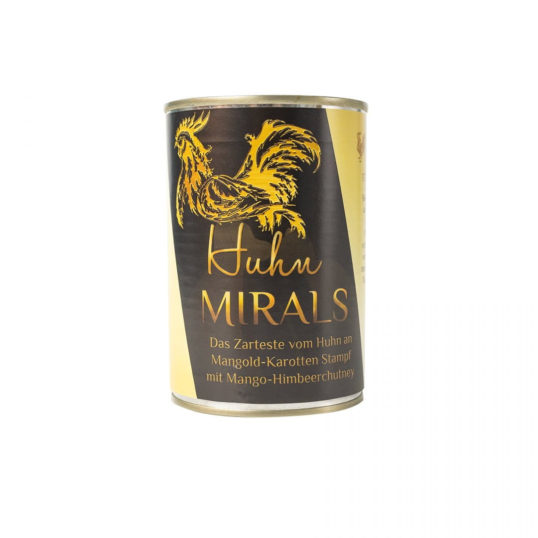 Mirals kurczak z botwinką, maliną, mango i marchewką 400 g