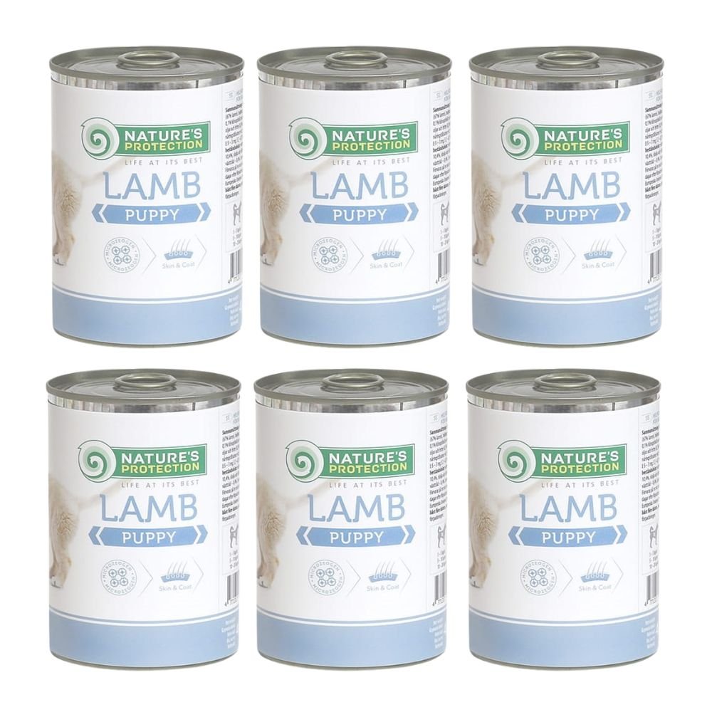 Nature's Protection jagnięcina z ryżem junior 400 g × 6