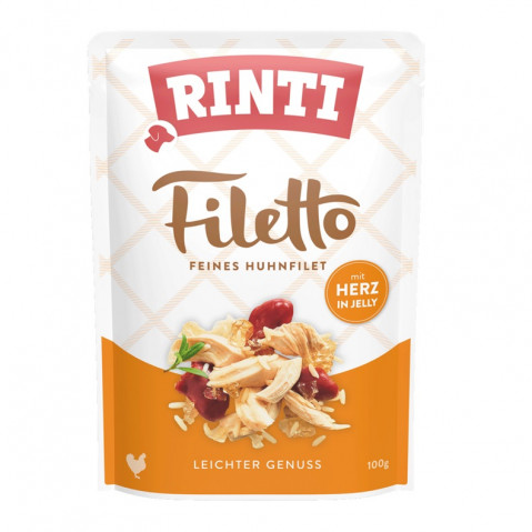 Rinti Filetto kurczak, serca drobiowe adult 100 g