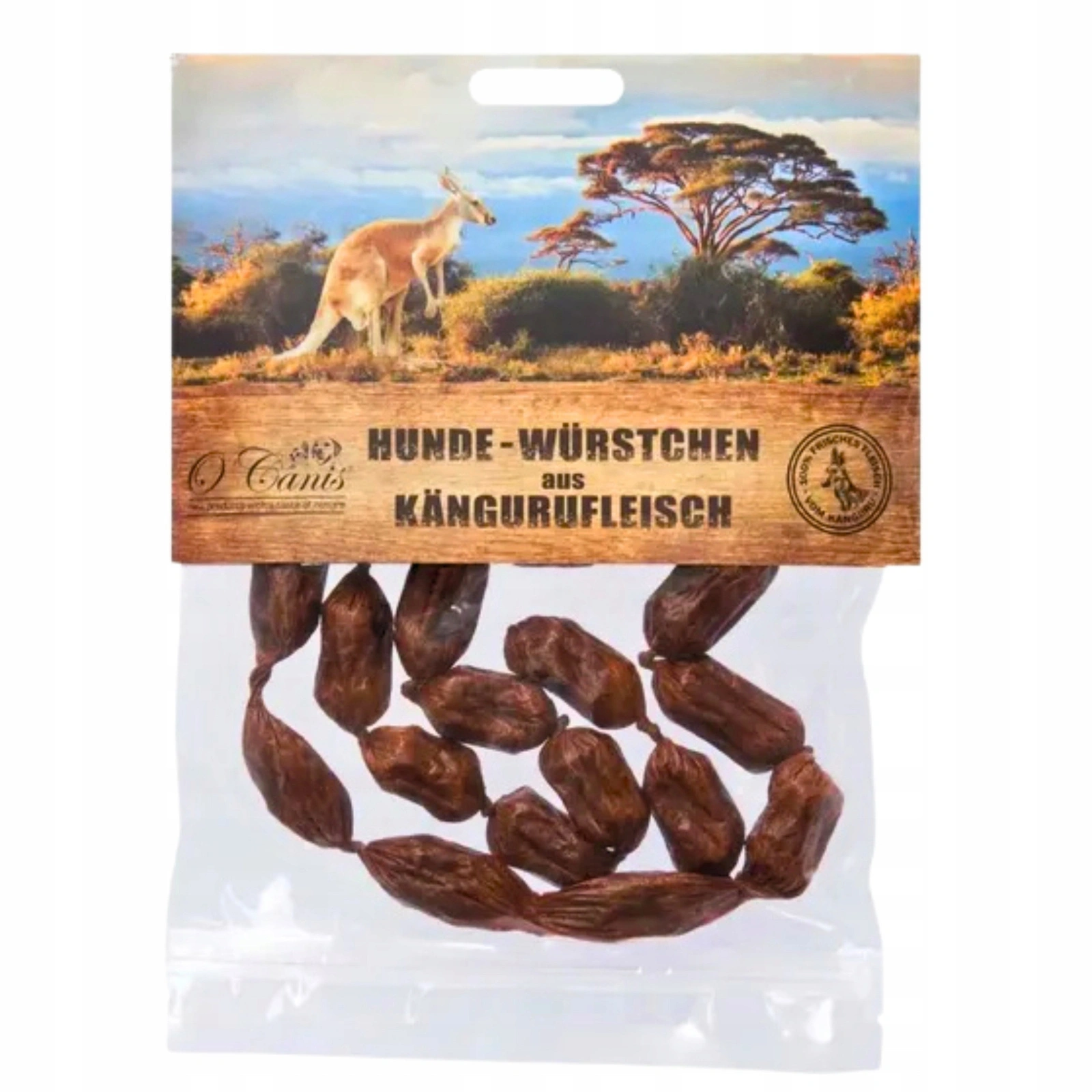 O'Canis kiełbaski kangur małe rasy 100 g