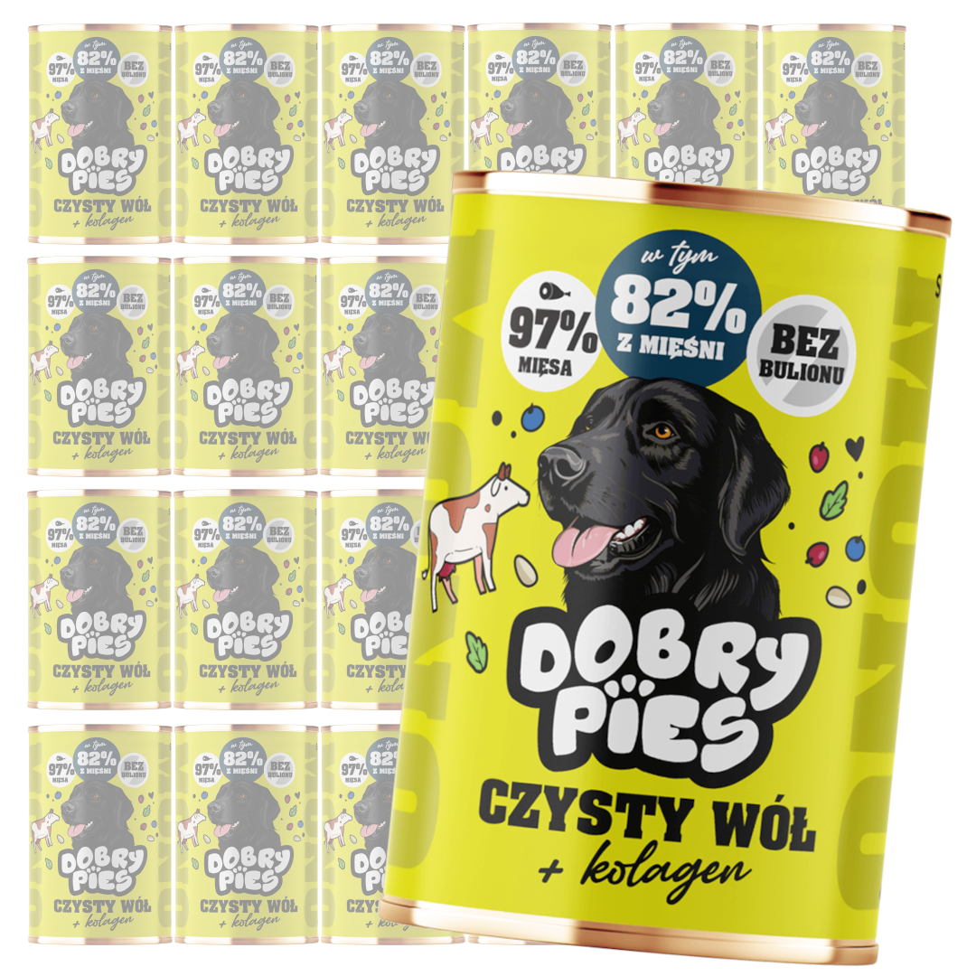 Dobry Pies Mono wołowina adult 400 g × 24