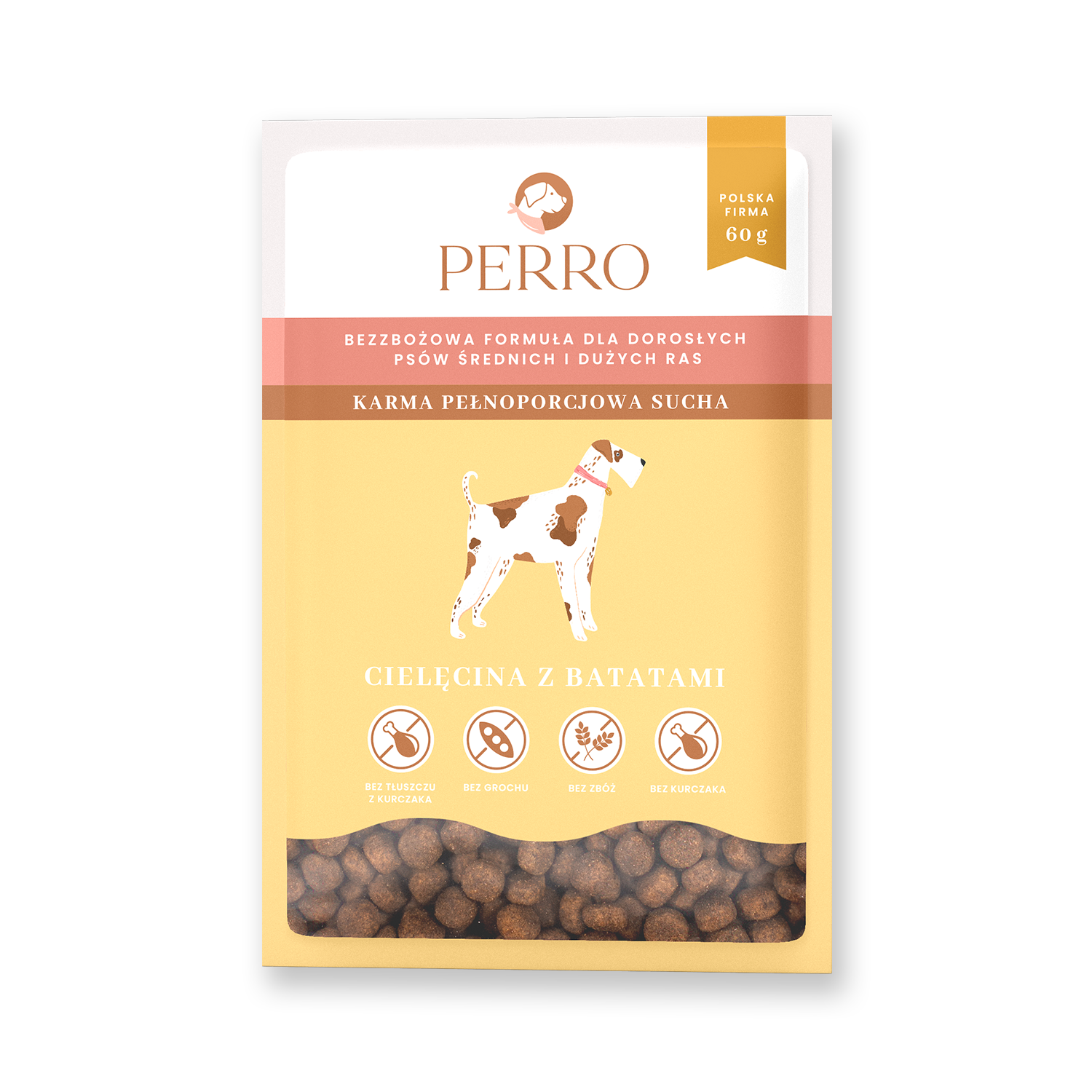 Perro cielęcina adult średnie rasy, duże rasy 60 g