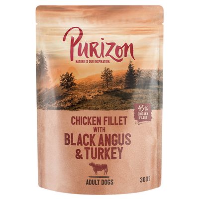 Purizon wołowina, indyk adult 300 g × 6