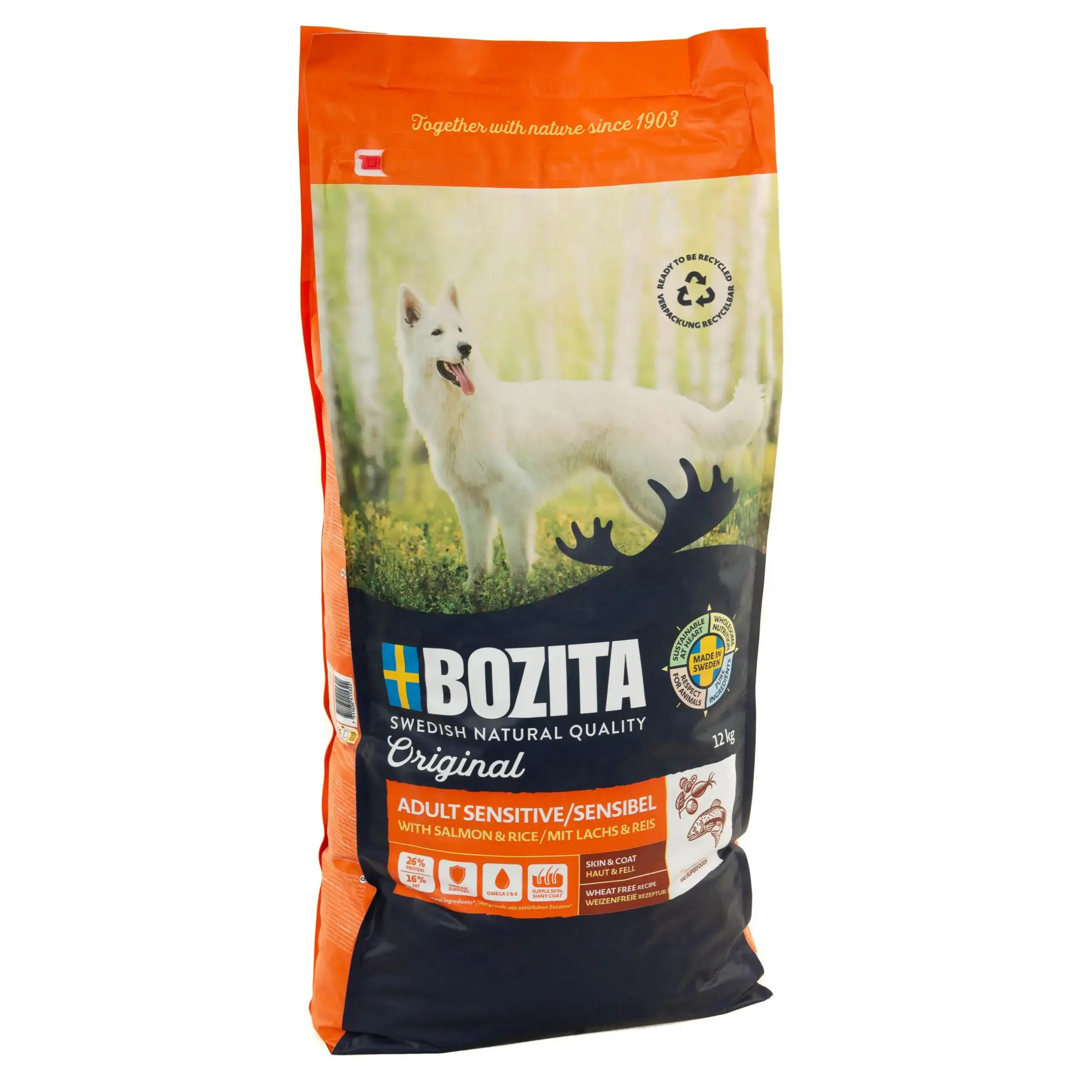 Bozita Original łosoś adult 12 kg