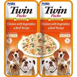 Inaba Dog Twin kurczak, wołowina 40 g × 2