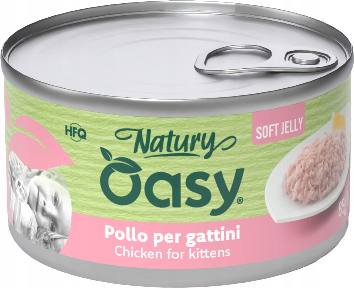 Oasy Natury kurczak w galaretce kitten 85 g
