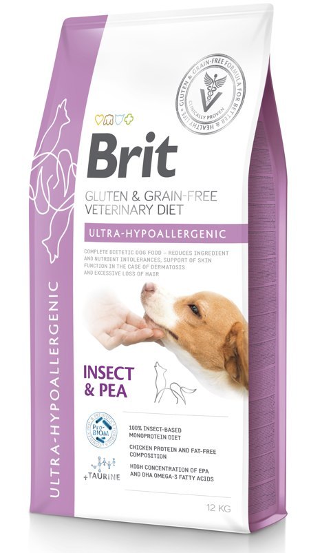 Brit Veterinary Diets Ultra-Hypoallergenic owady 12 kg