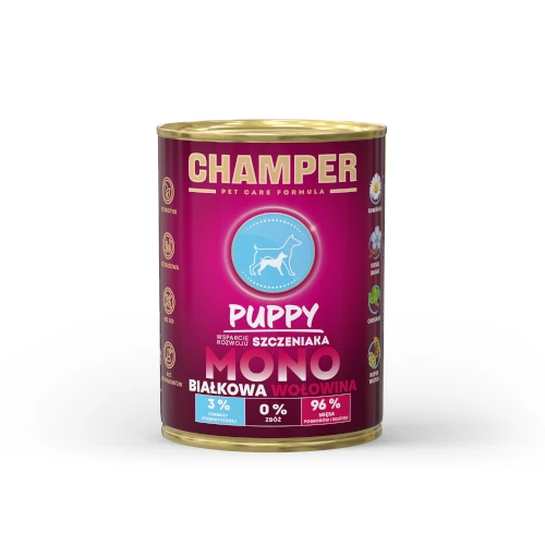 Champer wołowina puppy 400 g
