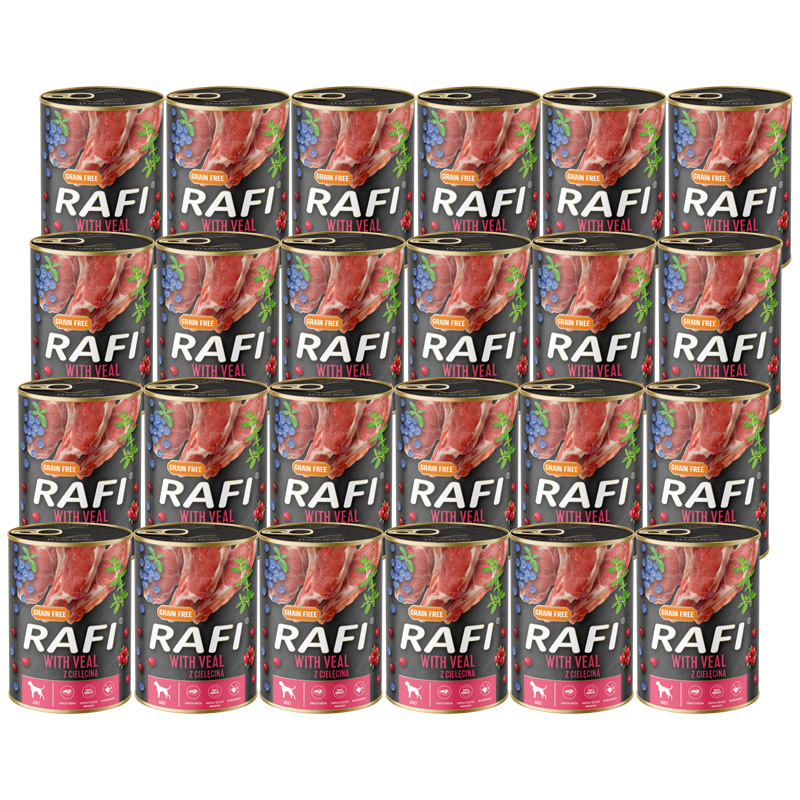 Rafi cielęcina adult 400 g × 24