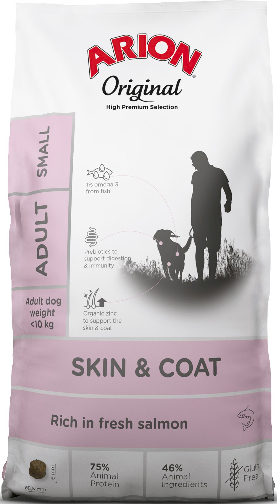 Arion Original Skin & Coat łosoś adult małe rasy 2 kg